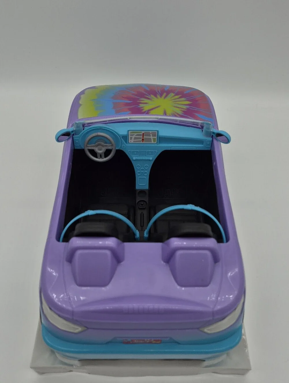 JoJo Siwa California Cruiser Tie Dye Convertible Doll Car Purple Blue